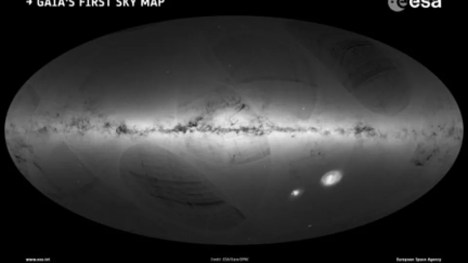 The first image of the entire sky produced with the help of Gaia data. Photo: ESA/Gaia/DPAC