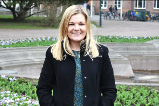 Holly Knapton, from the UK, alumna from the Master's Programme in Psychology