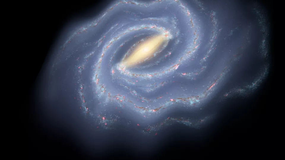 Illustration of the Milky Way (Illustration: NASA JPL-Caltech R. Hurt (SSC Caltech)