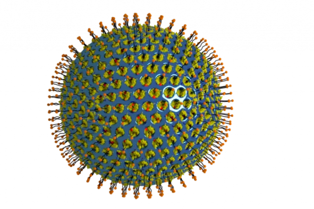 Nanoparticle illustration