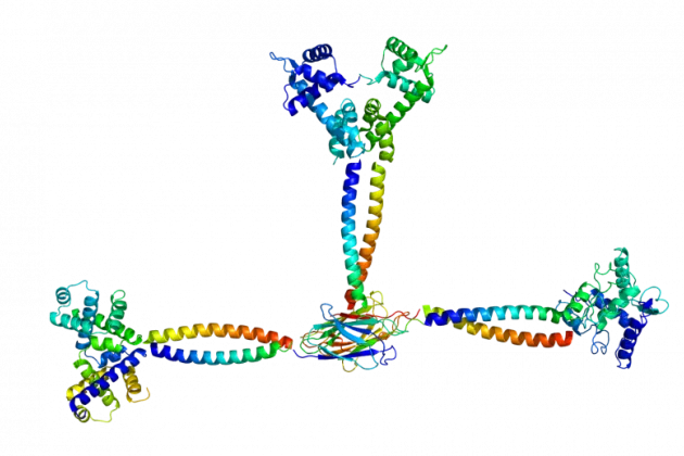 An illustration of the molecular motor the project aims to build