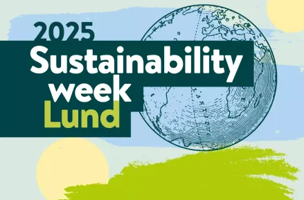 Sustainability Week 2025 graphic. Illustration. 
