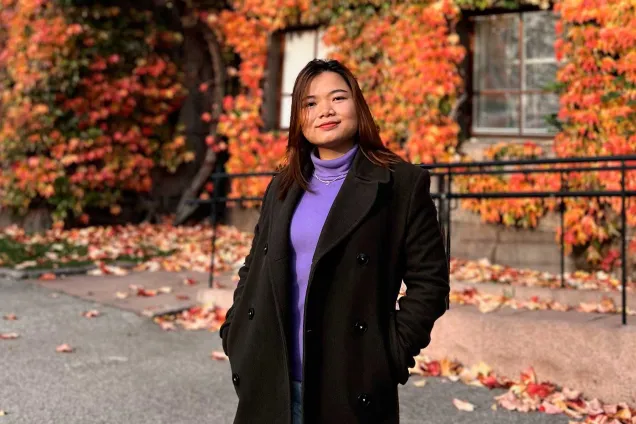 The student Xuan. Photo.