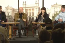The panel: Tabita Rosendal, Martin Gelin, Maria Georgieva and Ian Manners.