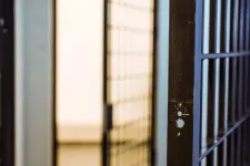 The door to a prison cell