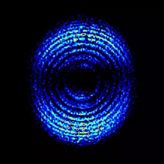 An electron bouncing around in a laser field, captured by attosecond pulses.