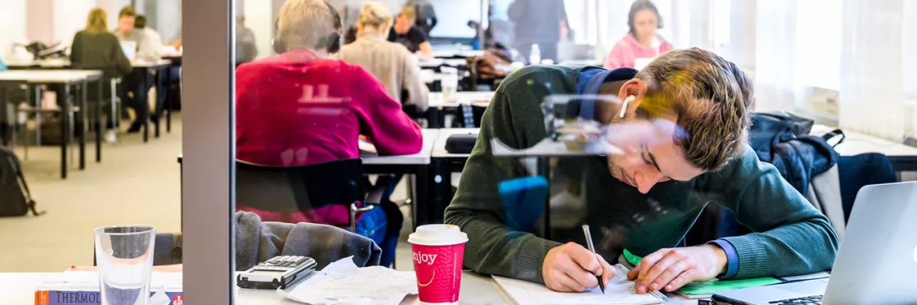 A student studying. Photo: Kennet Ruona.