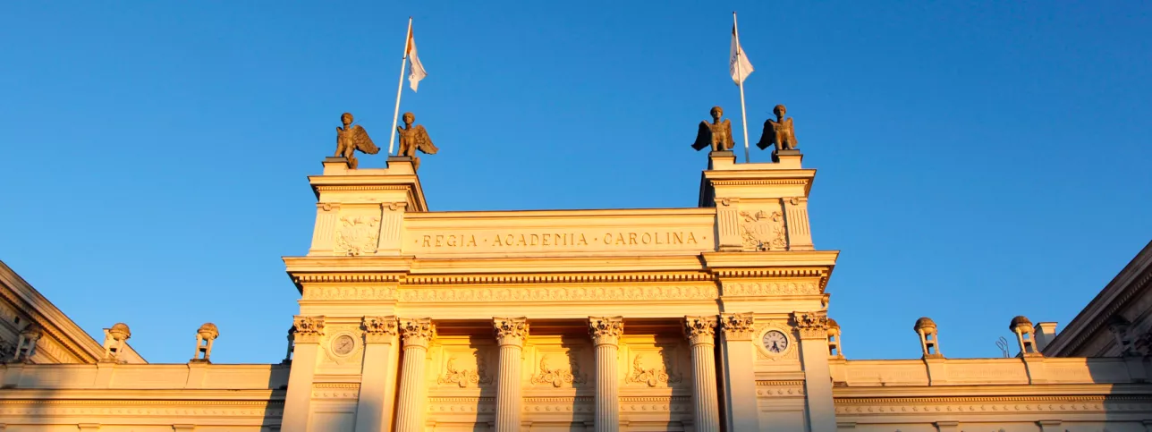The Main University Building in morning light. Photo: Nina Ransmyr.