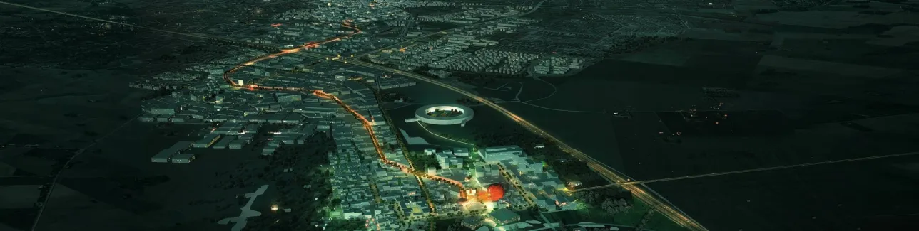 Illustration of Lund innovation district. 