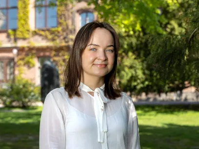 Portrait of student Ema. Photo.