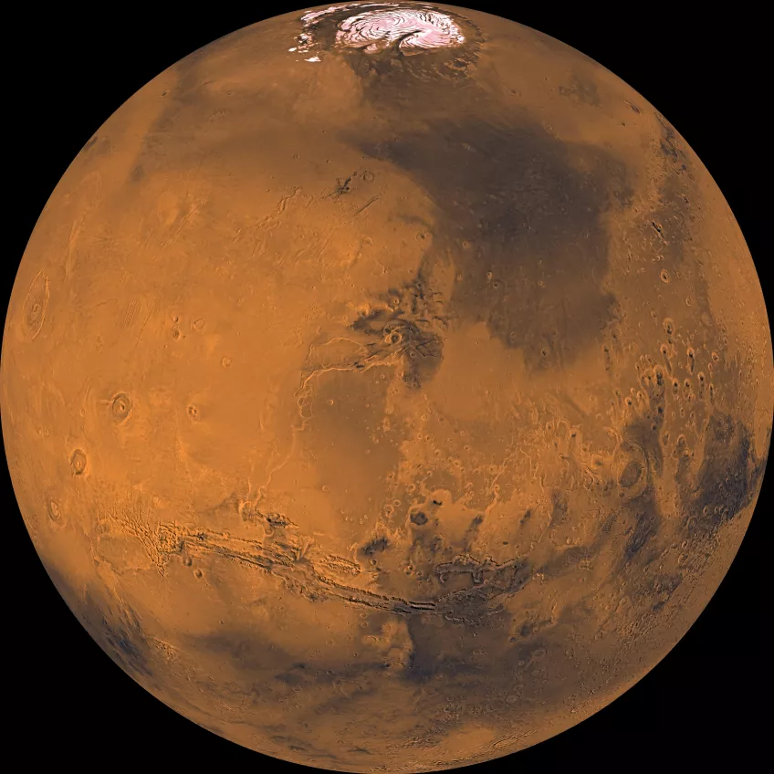 Image of the planet Mars
