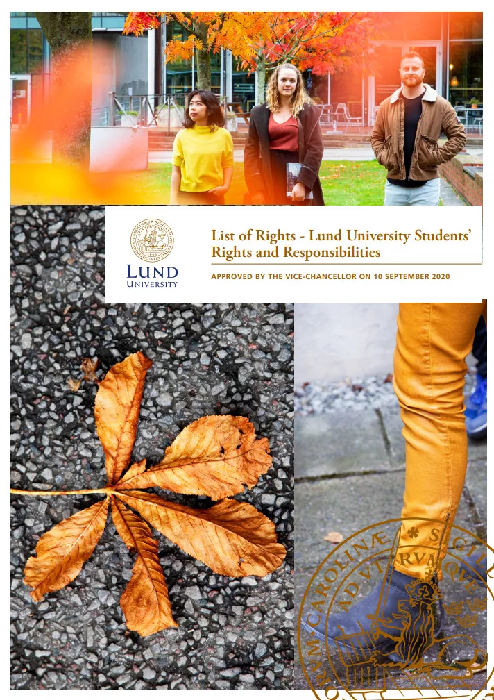 Cover image for the List of Rights. Photo collage.