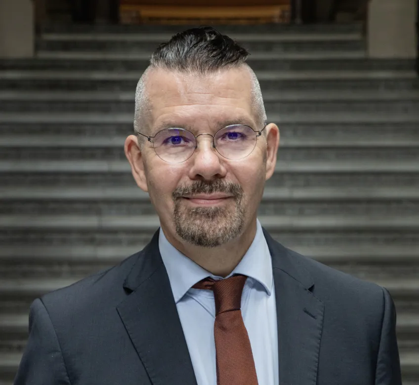 Portrait of Vice-Chancellor Erik Renström. Photo. 