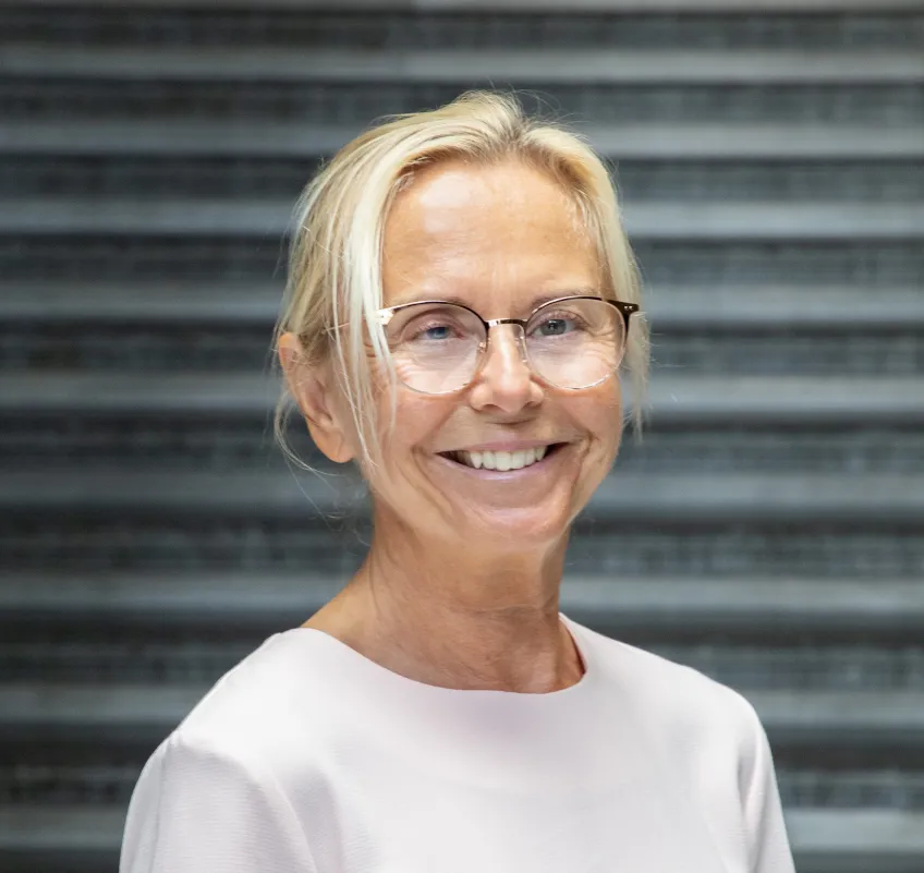Portrait of University Director Susanne Kristensson. Photo.