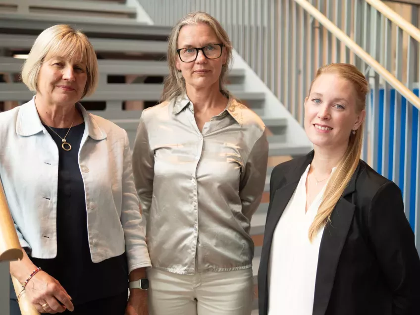 Christine Rubertsson, Pernilla Ny and Charlotta Dykes (Photo: Ingemar Hultquist)