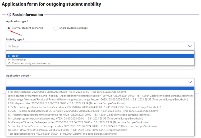 Screenshot from SoleMove - Choose mobility type and application. Photo