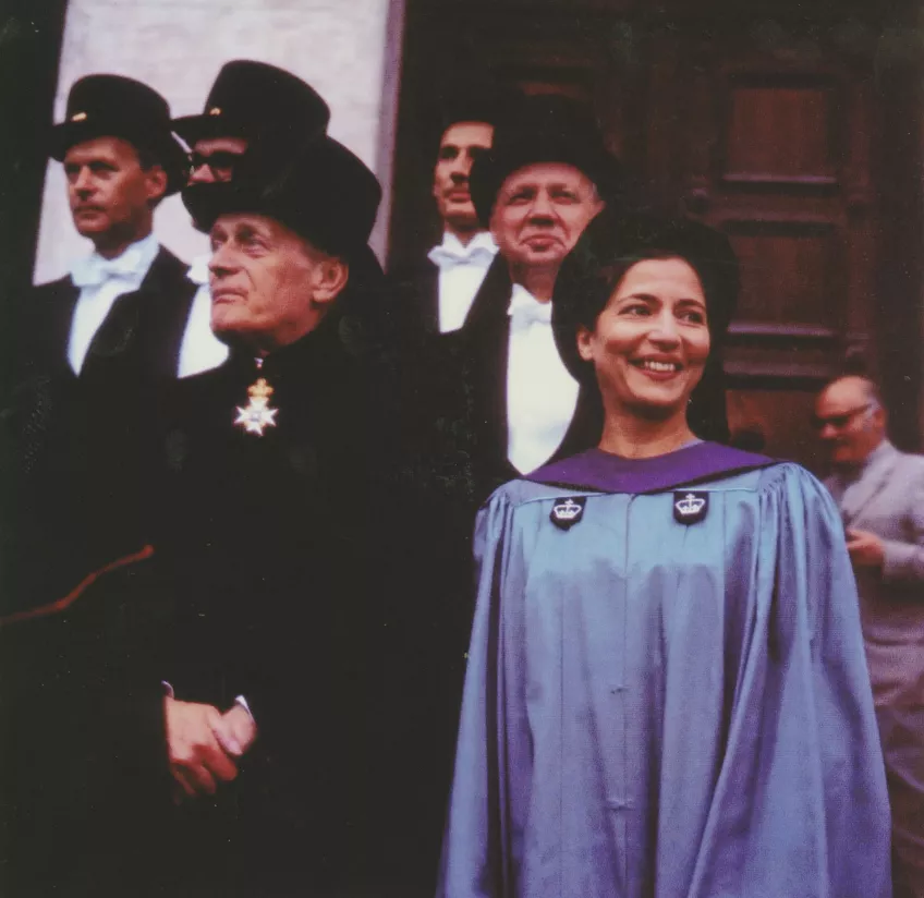 In 1969, the Faculty of Law in Lund conferred honorary doctorates upon Ruth Bader Ginsburg and Anders Bruzelius.