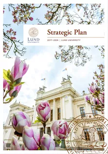 Cover of the Strategic Plan Lund University 2017-2026